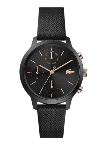 Women's Water Resistance Leather Chronograph Watch 2001153