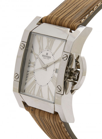 Men's Leather Analog Watch R703