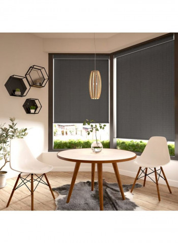Single Comfort Blackout Roller Blind Grey