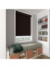 Single Comfort Roller Window Shade Brown 200x200cm