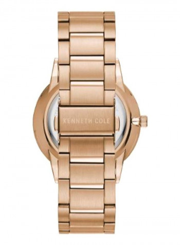 Men's Classic Water Resistance Stainless Steel Analog Watch KC50784007