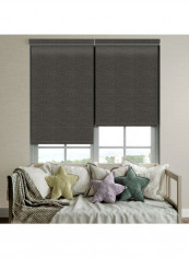 Single Comfort Roller Blackout Window Shade Grey 200x200cm