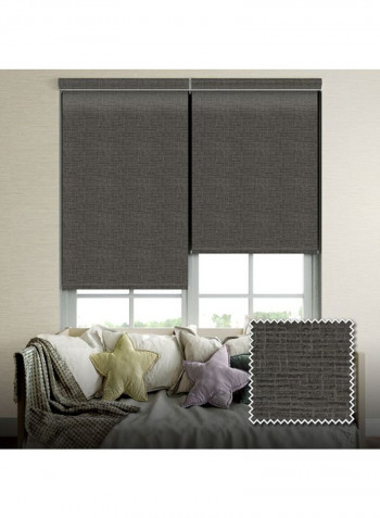 Single Comfort Roller Blackout Window Shade Grey 200x200cm