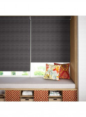 Single Comfort Roller Blackout Window Shade Grey/Black 200x200cm