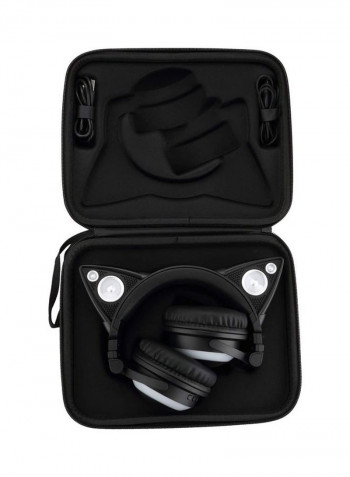 Wireless Mini Cat Ear Headphone Black