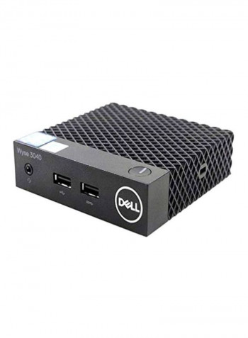 Wyse 3040 Thin Client Mini PC With Atom Processor/2GB RAM/8GB eMMC Flash Memory/Intel HD Graphics 400 Black