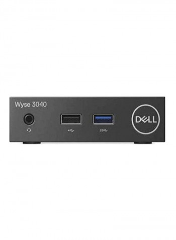 Wyse 3040 Thin Client Mini PC With Atom Processor/2GB RAM/8GB eMMC Flash Memory/Intel HD Graphics 400 Black