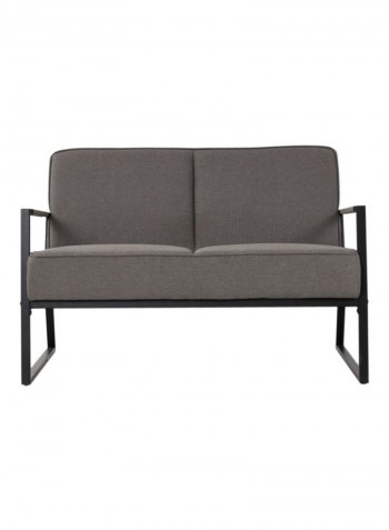 Renca 2-Seater Sofa Grey/Black 103x75x73centimeter