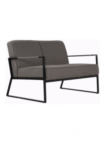 Renca 2-Seater Sofa Grey/Black 103x75x73centimeter