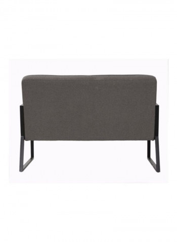 Renca 2-Seater Sofa Grey/Black 103x75x73centimeter