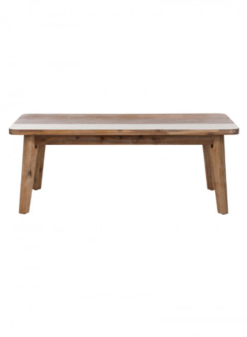 Ella Coffee Table Brown/White