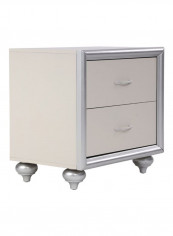 Harrington Wooden Night Stand Off White 66x50x43centimeter