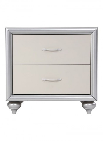 Harrington Wooden Night Stand Off White 66x50x43centimeter