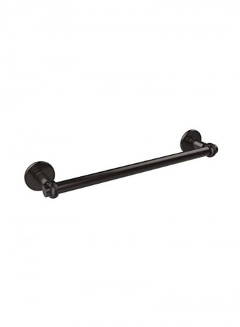 Continental Collection Twist Accent Towel Bar Black 24inch