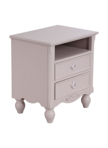 Jessica Nightstand Beige 62x65x45cm