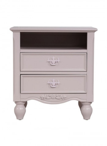 Jessica Nightstand Beige 62x65x45cm