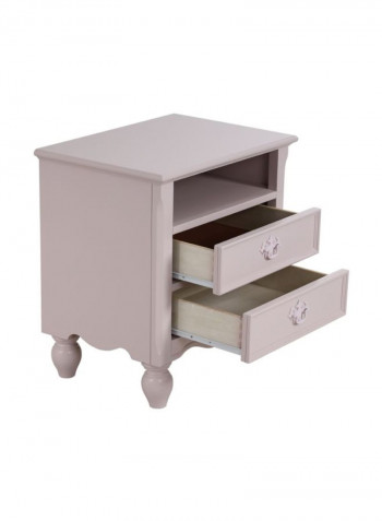 Jessica Nightstand Beige 62x65x45cm