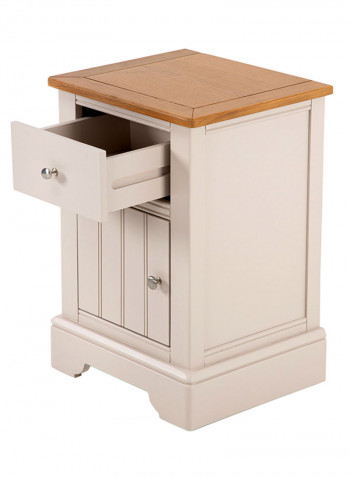 Orlando Nightstand Off White 46 x 40 x 66cm
