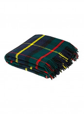 Printed Throw Blanket Blue/Green/Yellow 59x2x72inch