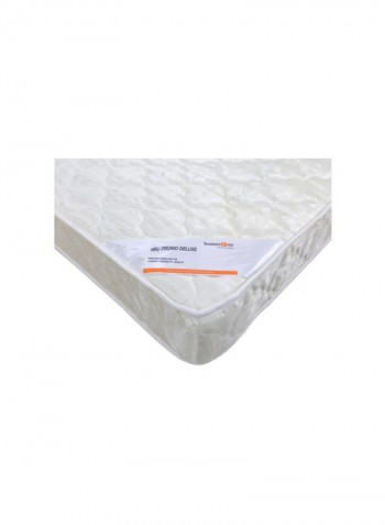 Promo Deluxe Spring Mattress White 120x190centimeter