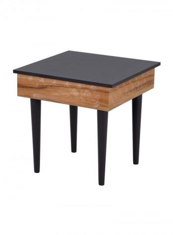 Vega End Table Brown/Black 56x59x55cm