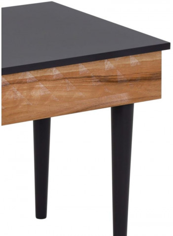 Vega End Table Brown/Black 56x59x55cm