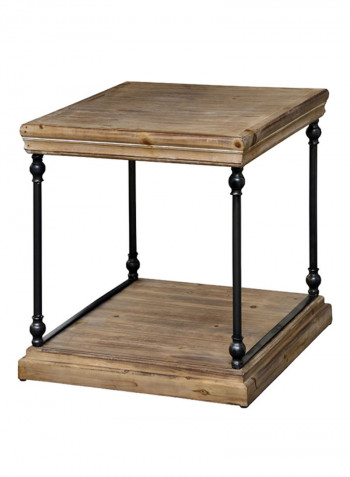 Vega End Table Walnut 69x65x25centimeter