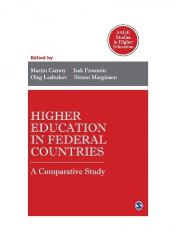 Higher Education In Federal Countries: A Comparative Study Hardcover English