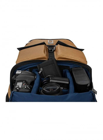 Backpack Case For Canon EOS Rebel T5 Camera Sandstorm Brown