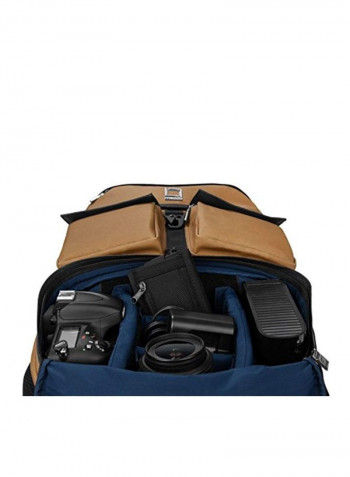 Protective Backpack For Camera Sandstorm Brown