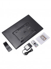 Electronic LED Digital Photo Frame Album Kit 17inch Black