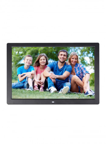 Electronic LED Digital Photo Frame Album Kit 17inch Black