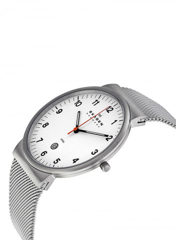 Men's Water Resistant Stainless Steel Analog Watch SKW6025