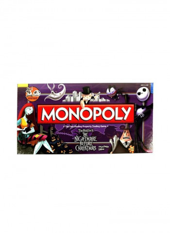 The Nightmare Before Christmas Monopoly Board Game