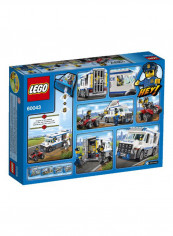 196-Piece City Police Prisoner Transporter Building Set 60043