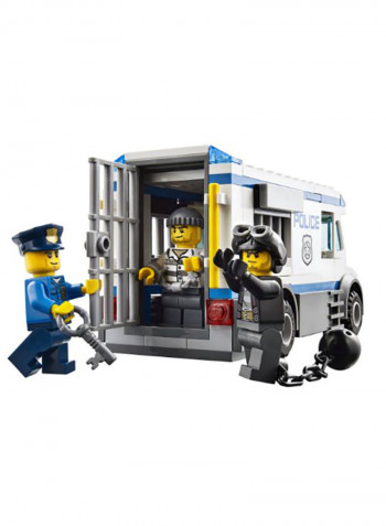 196-Piece City Police Prisoner Transporter Building Set 60043