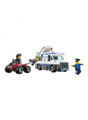 196-Piece City Police Prisoner Transporter Building Set 60043