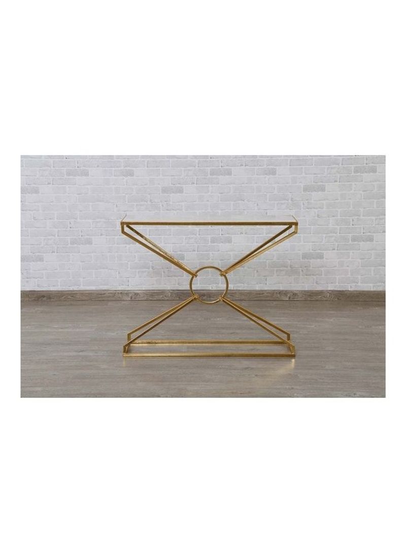 Elegant Aetius Console Table Golden