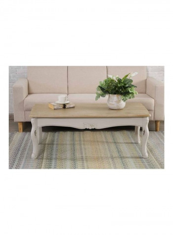 Lexton Coffee Table Beige/White