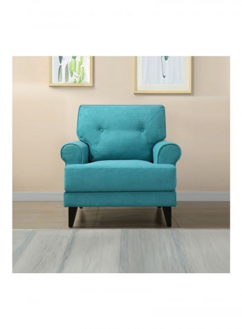 Ibiza 1-Seater Chair Blue 86 x 88cm