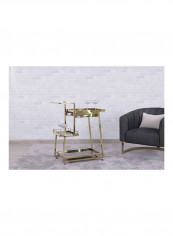Rickiza Serving Trolley Golden