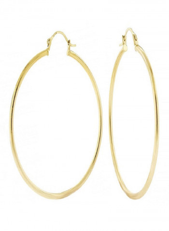 18K Gold Hoop Earrings