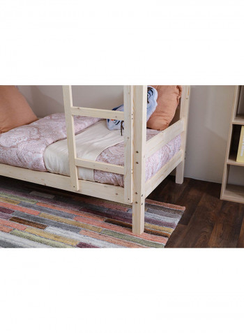 Convertible Twin Bunk Bed Beige 90X190cm