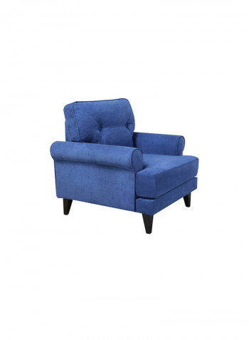 Ibiza 1-Seater Chair Blue 86x88cm