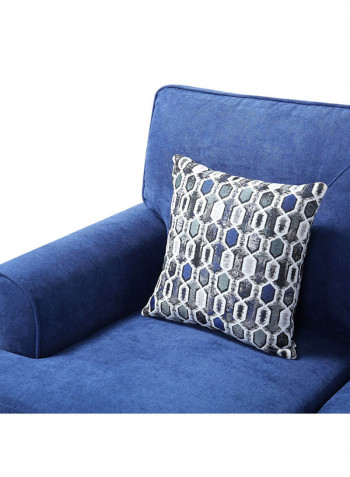 Ibiza 1-Seater Chair Blue 86x88cm