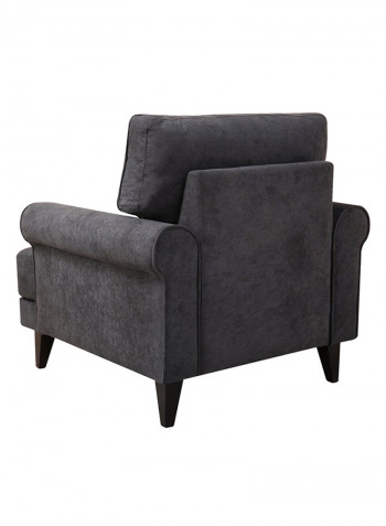 Ibiza 1-Seater Chair Grey 86x88cm