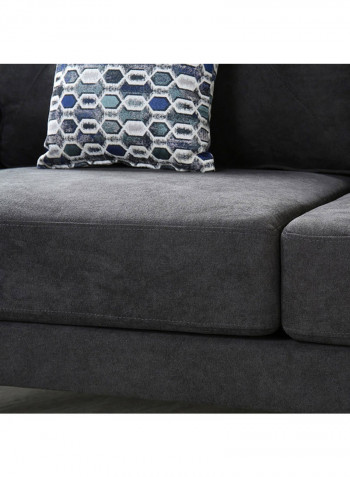 Ibiza 1-Seater Chair Grey 86x88cm