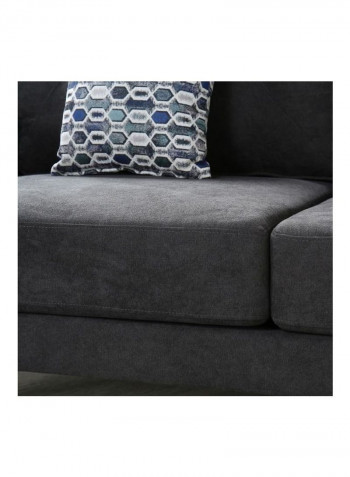 Ibiza 1-Seater Chair Grey 86x88cm