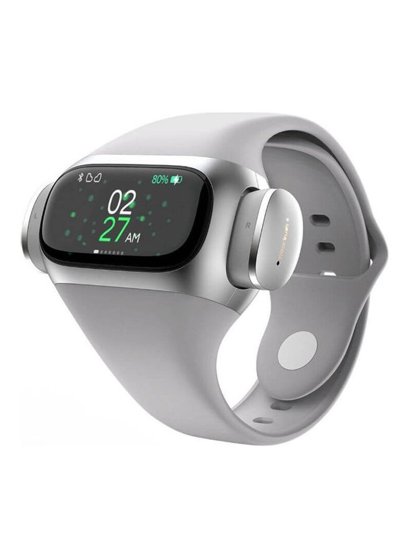 Smart Watch Wearbuds True Wireless Earbuds With Fitness Tracker Grey