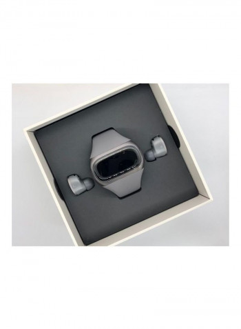 Smart Watch Wearbuds True Wireless Earbuds With Fitness Tracker Grey